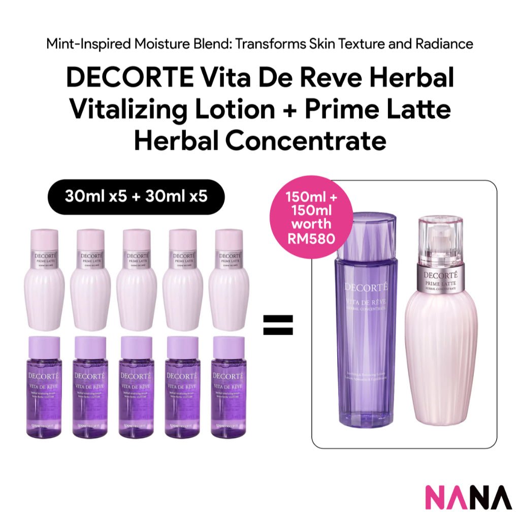 DECORTÉ PRIME LATTE & VITA DE RÊVE Prime Latte Herbal Concentrate – Decorté