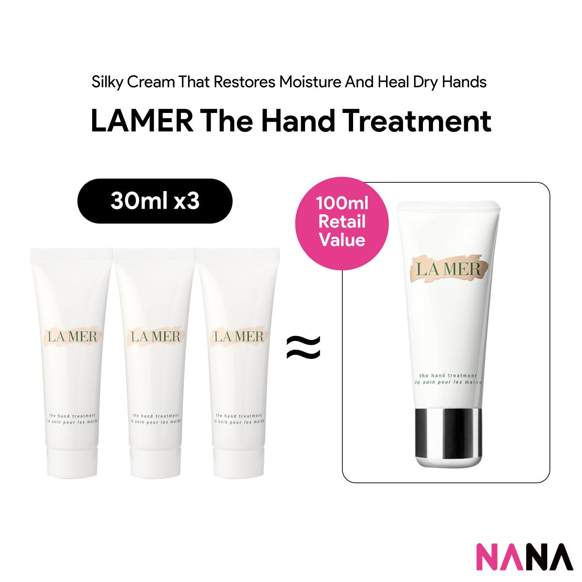 LAMER The Hand Treatment Sample Pack (30ml x 3/6) | NANA MALL