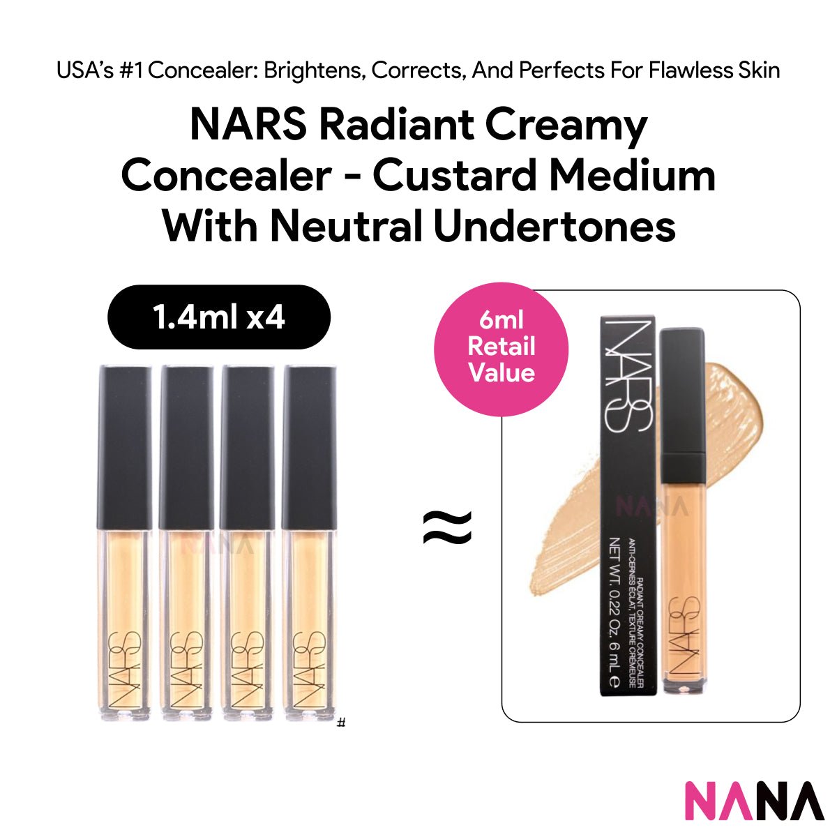 NARS ラディアントクリーミーコンシーラー - カスタードミディアム