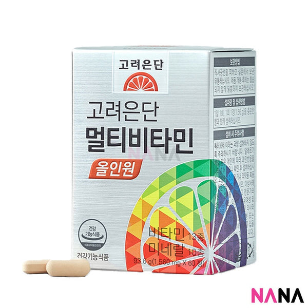 Korea Eundan Multi Vitamin All-in-One 60 Tablets (EXP:12 2023)