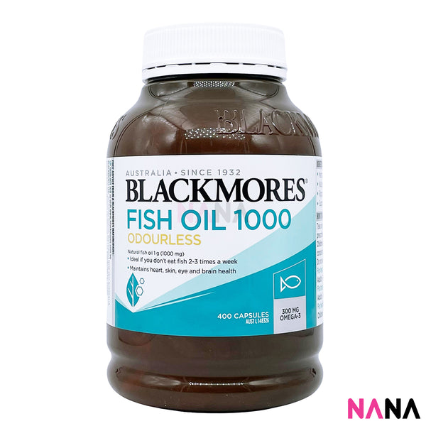 Blackmores Odourless Fish Oil 1000mg 400 Capsules