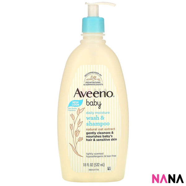 Aveeno Baby Wash & Shampoo For Hair & Body 532ml