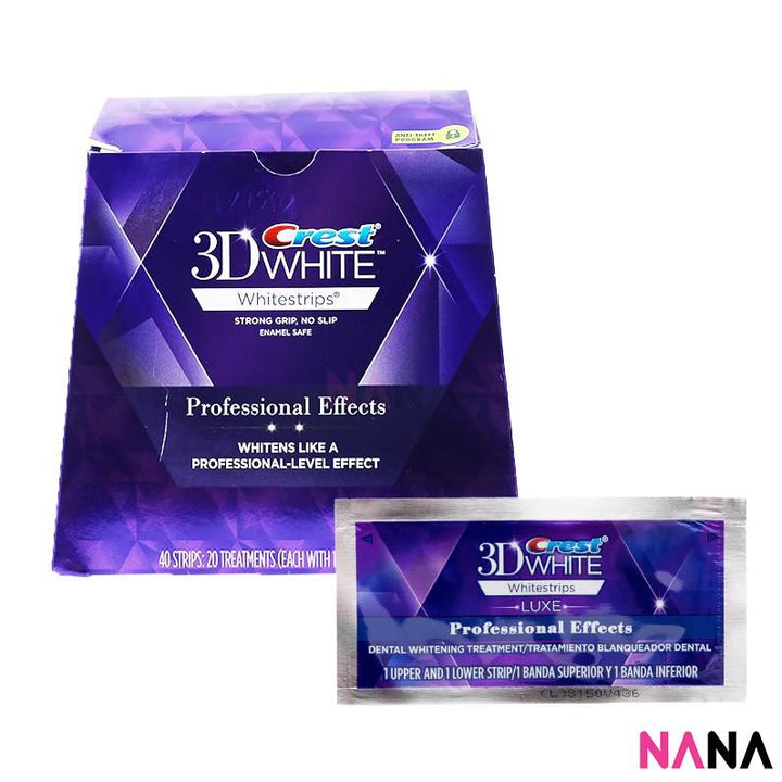 Crest 3D White Professional Effects Whitestrips (40 Strips/ 20 Treatments) Teeth & Dental Care Crest 