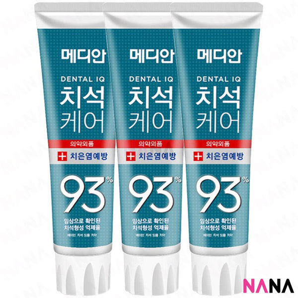 Median Median 93% Dental IQ Toothpaste - Green 120g x 3