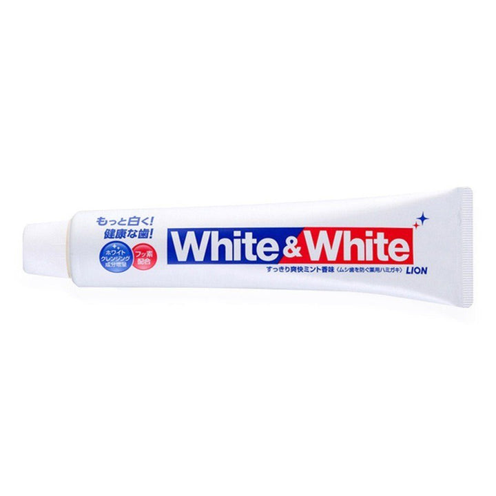LION White & White Toothpaste (Clean Fresh Mint) 150g x 2pcs Teeth & Dental Care Lion 