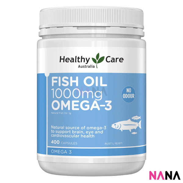 Healthy Care Fish Oil 1000mg Omega 3 400 Capsules