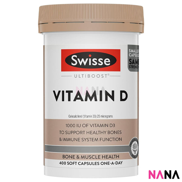 Swisse Ultiboost Vitamin D 400 Capsules