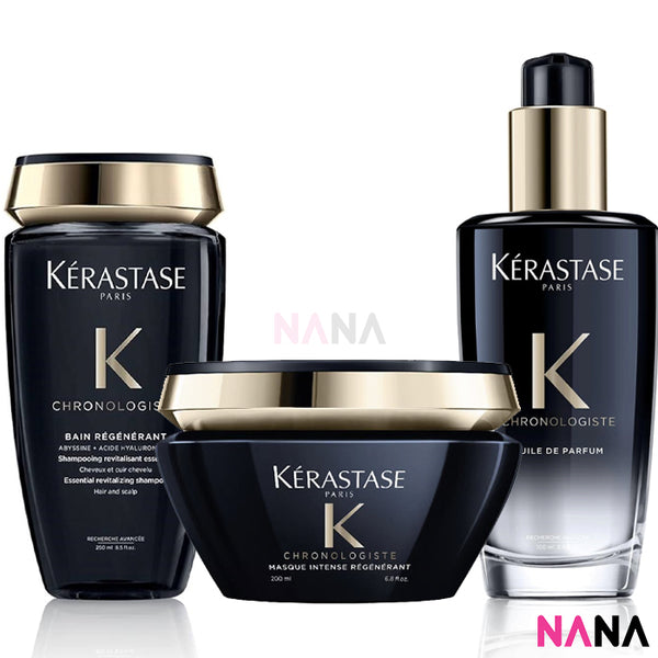 Kerastase Chronologiste 3-Step Revitalizing Routine Set For Hair & Scalp