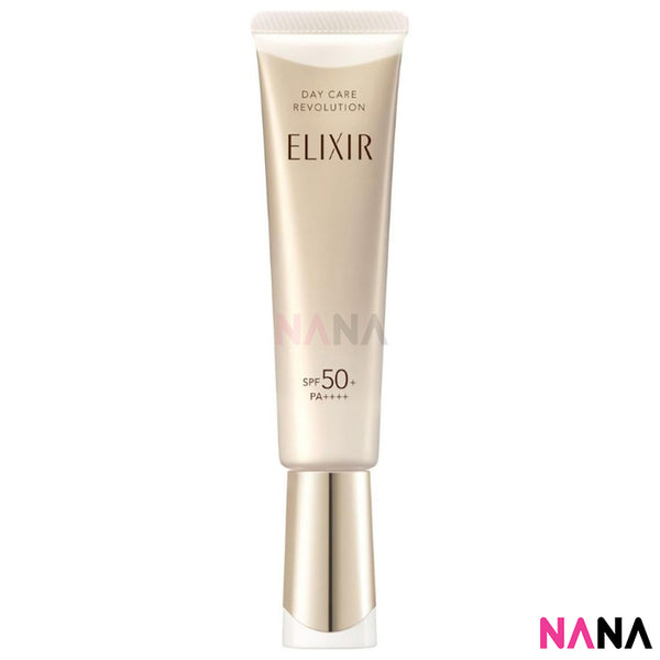 Shiseido Elixir Daily Care Revolution UV Protector SPF 50+ PA++++ 35ml - Gold
