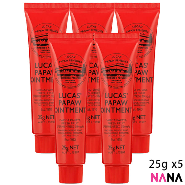 Lucas Papaw Ointment Tubes (25g) (5pcs)