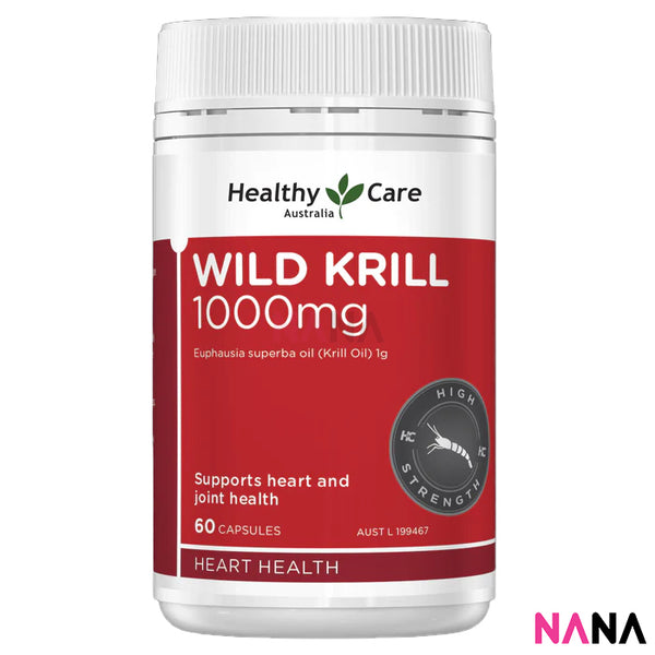 Healthy Care Wild Krill Oil 1000mg 60 Capsules