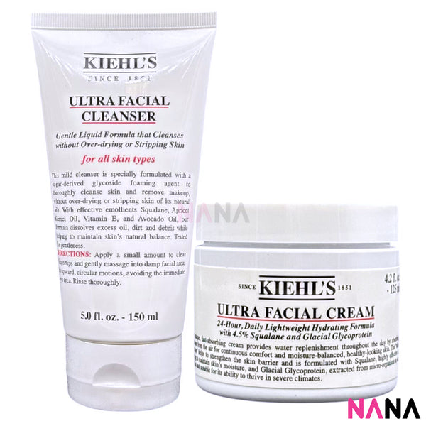 키엘 울트라 훼이셜 클렌저 150ml + 울트라 훼이셜 크림 125ml