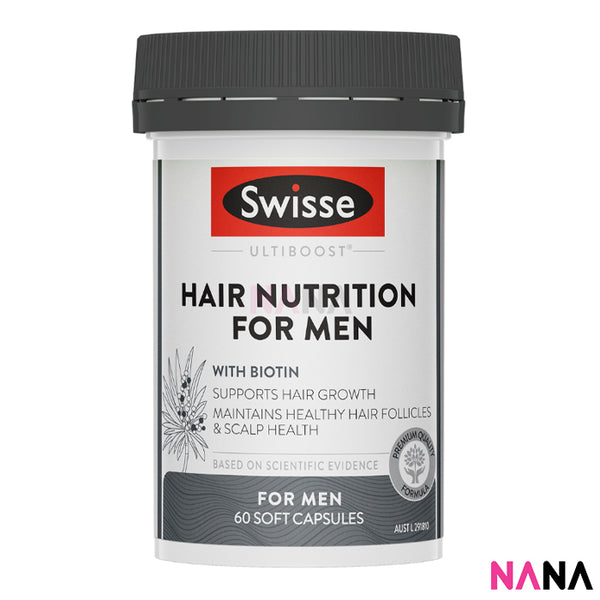 Swisse Ultiboost Hair Nutrition For Men 60 Capsules