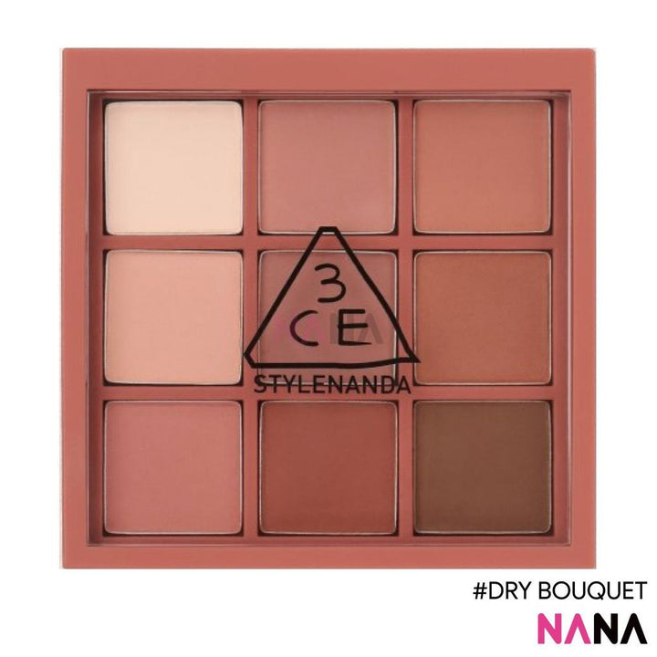 3CE Multi Eye Color Palette 8.1g [OVERTAKE, DRY BOUQUET, AUTO FOCUS, BEACH MUSE] - NANA MALL