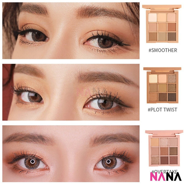 3CE Multi Eye Color Palette 8.1g [OVERTAKE, DRY BOUQUET, AUTO FOCUS, BEACH MUSE] - NANA MALL