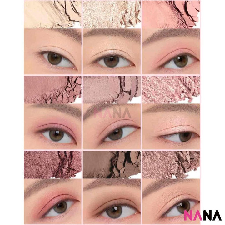 3CE Multi Eye Color Palette 8.1g [OVERTAKE, DRY BOUQUET, AUTO FOCUS, BEACH MUSE] - NANA MALL