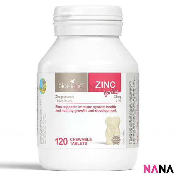 Bio Island Zinc 120 Chewable Tablets