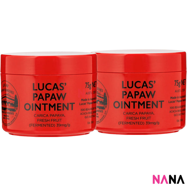 Lucas Papaw Ointment Bottle (75g) 2pcs