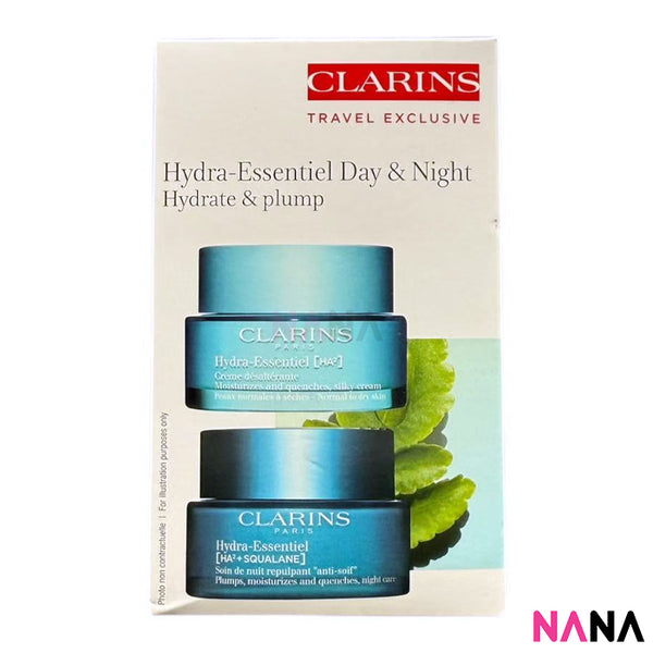 CLARINS 水潤活肌保濕日晚霜套(滋潤乳霜 50ml + 晚霜 50ml)