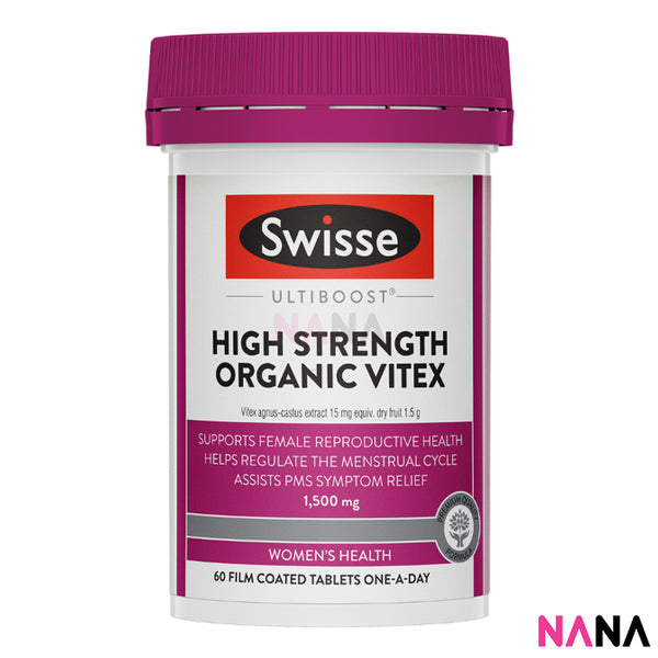 Swisse Ultiboost High Strength Organic Vitex 1500mg 60cap