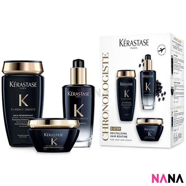 Kerastase Chronologiste 3-Step Revitalizing Routine Set For Hair & Scalp