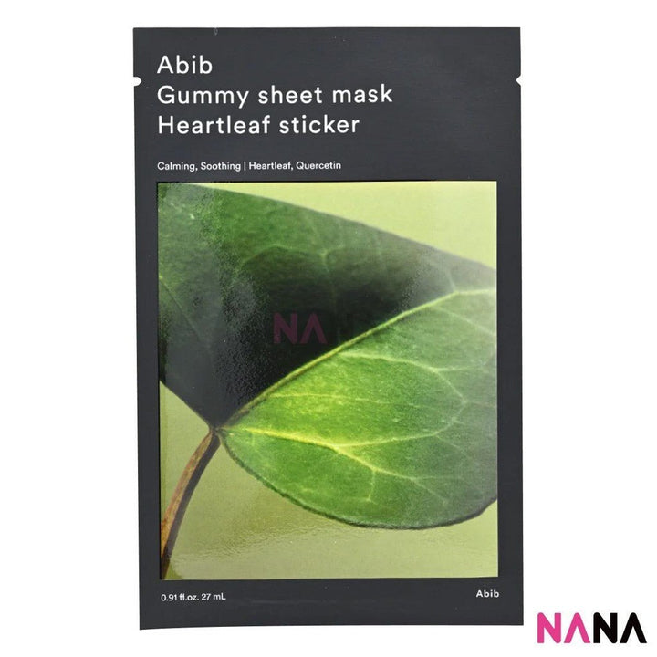 Abib Gummy Sheet Mask Heartleaf Sticker 10Sheets/box - NANA MALL