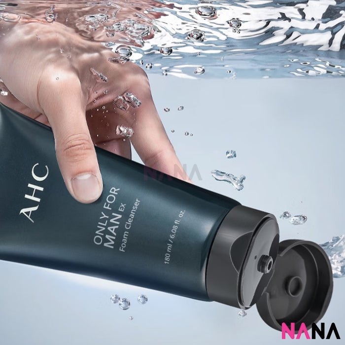 AHC HOMME Only For Man EX Foam Cleanser 180ml - NANA MALL