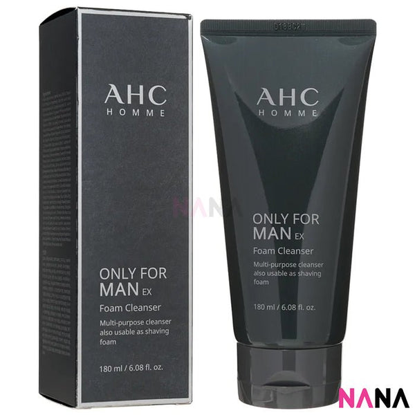 AHC HOMME Only For Man EX Foam Cleanser 180ml - NANA MALL