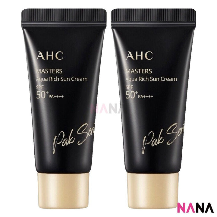 AHC Masters Aqua Rich Sun Cream SPF50+ PA++++ 30ml + 30ml - NANA MALL