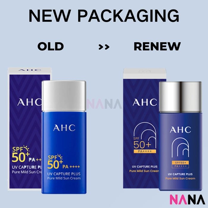 AHC Natural Perfection Moist Sun Cream SPF50+ PA++++ 50ml - NANA MALL