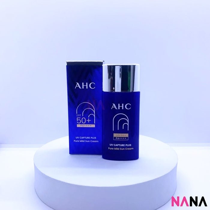 AHC Natural Perfection Moist Sun Cream SPF50+ PA++++ 50ml - NANA MALL