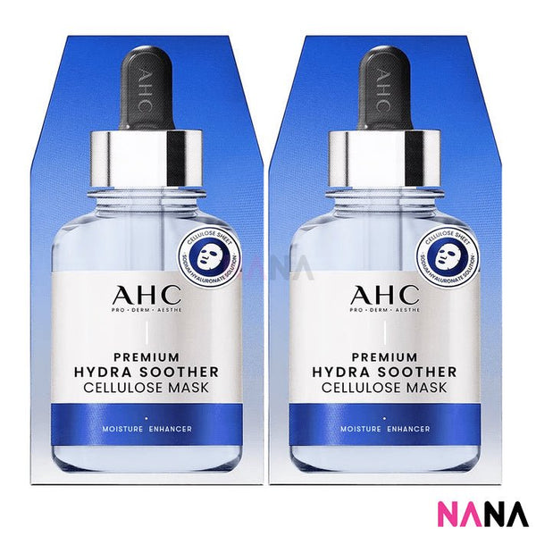 AHC Premium Hydra Soother Cellulose Mask (5 sheets) x2 - NANA MALL
