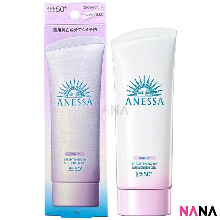 Anessa Brightening UV Tone Up Sunscree Gel SPF50+ PA++++ 90g - NANA MALL