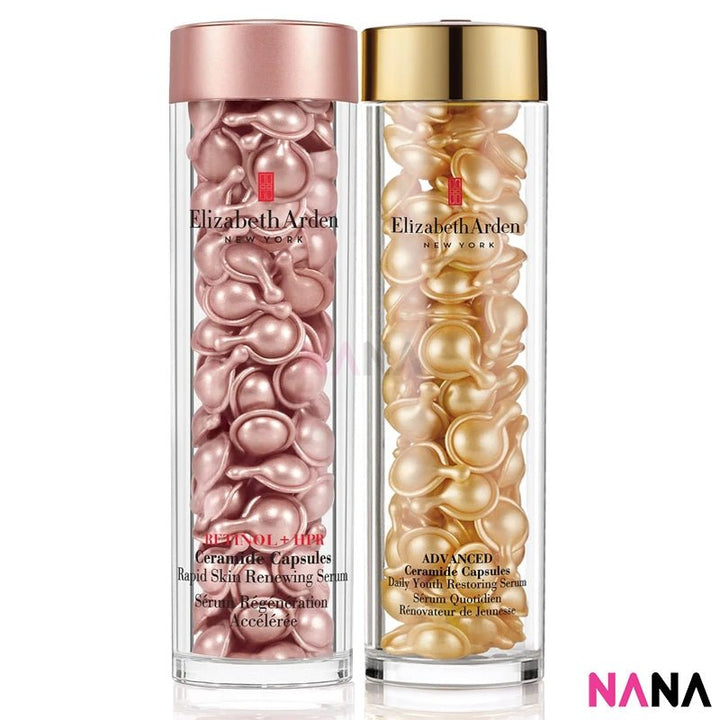 Anti - Aging Elizabeth Arden Serum Set (Advanced Ceramide 90 capsules & Retinol + HPR Ceramide 90 capsules) - NANA MALL
