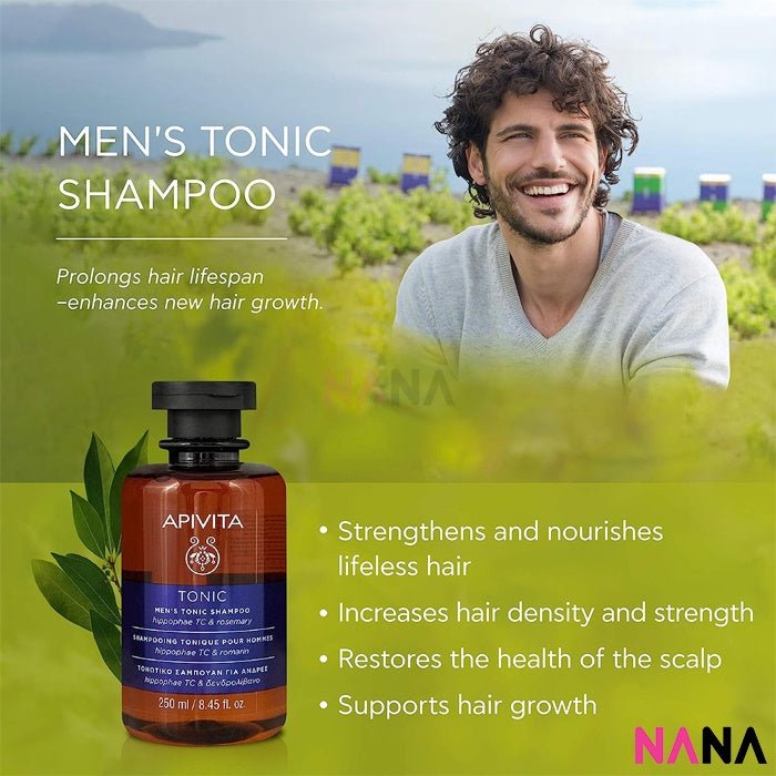 APIVITA Men's Tonic Shampoo Ecopack 250ml - NANA MALL