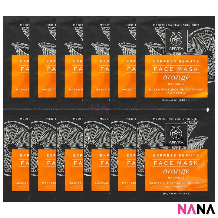 APIVITA Radiance Face Mask - Orange 12 x 8ml - NANA MALL