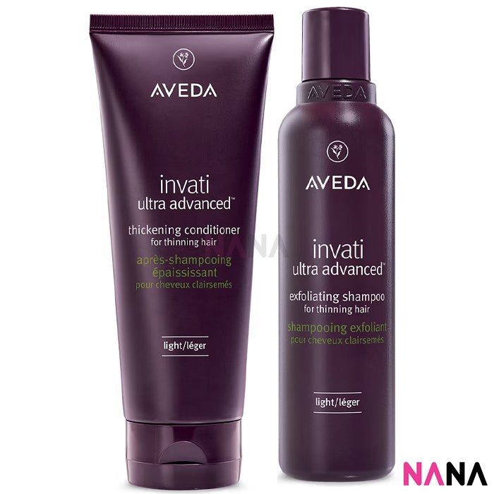 AVEDA Invati Ultra Advanced thickens Exfoliating Shampoo Light 200ml + Thickening Conditioner Light 200ml - NANA MALL