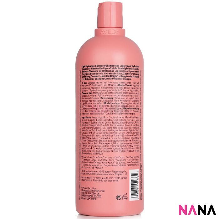 AVEDA Nutriplenish Shampoo - Light Moisture 1000ml - NANA MALL