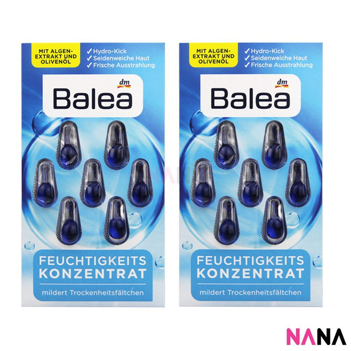 Balea Moisture Concentrate (Hydrating) 7 Capsules - Blue x 2pcs - NANA MALL