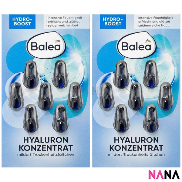 Balea Moisture Concentrate (Hydrating) 7 Capsules - Blue x 2pcs - NANA MALL