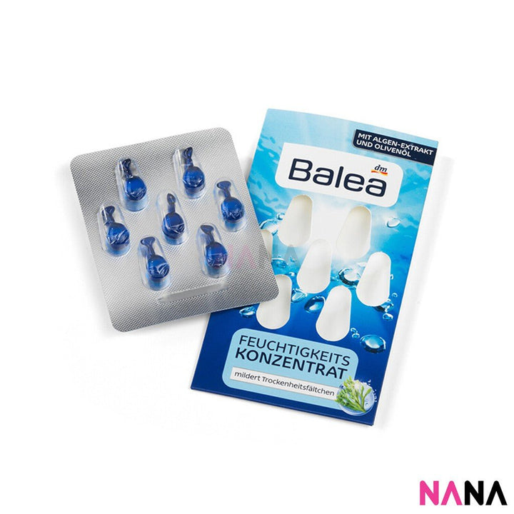 Balea Moisture Concentrate (Hydrating) 7 Capsules - Blue x 2pcs - NANA MALL