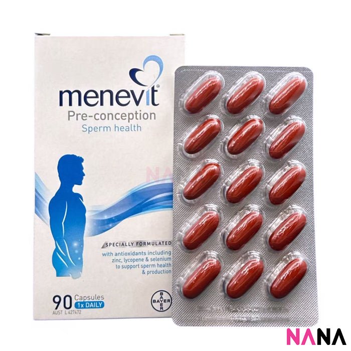 Mensovit Menevit Male Fertility 90 Capsules – NANA MALL