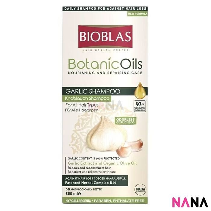 BIOBLAS Bioblas Garlic Shampoo - Odourless 360ml - NANA MALL
