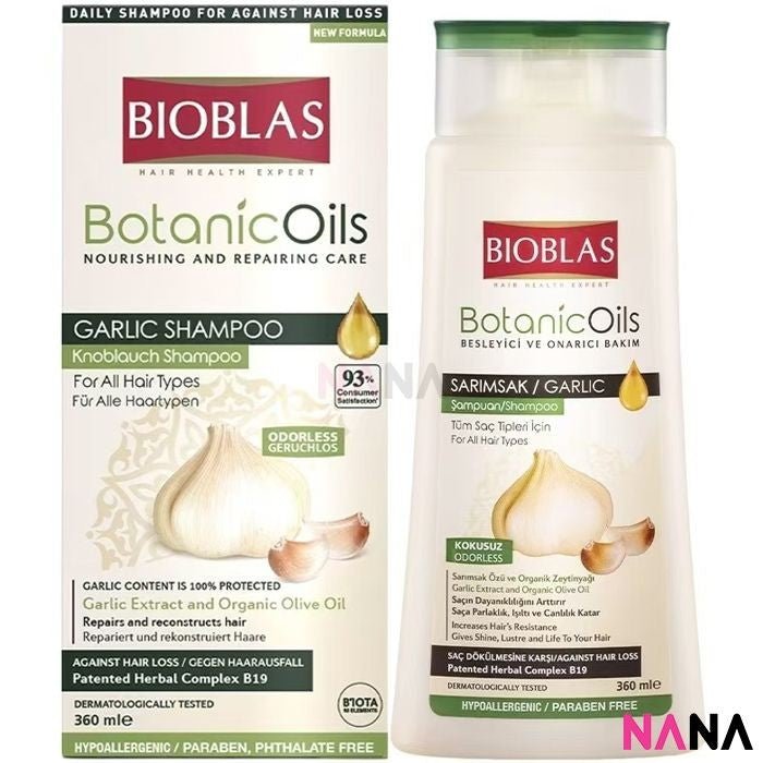 BIOBLAS Bioblas Garlic Shampoo - Odourless 360ml - NANA MALL
