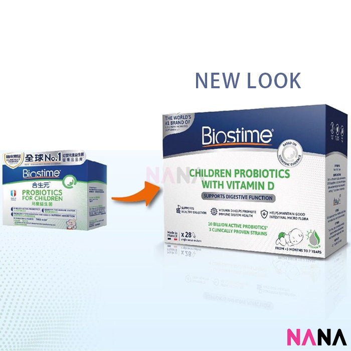 BIOSTIME Children Probiotic with Vitamin D 28 Pack (Suitable age: 3 months - 7 years) - NANA MALL