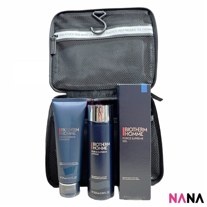 BIOTHERM Force Supreme Power of 3 Set (125ml + 200ml + 100ml) - NANA MALL