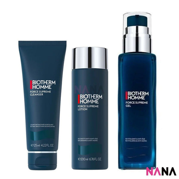 BIOTHERM Force Supreme Power of 3 Set (125ml + 200ml + 100ml) - NANA MALL