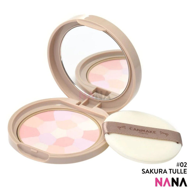 CANMAKE Marshmallow Finish Powder Abloom SPF 19/PA＋＋ - 02 Sakura Tulle - NANA MALL