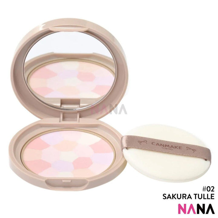 CANMAKE Marshmallow Finish Powder Abloom SPF 19/PA＋＋ - 02 Sakura Tulle - NANA MALL