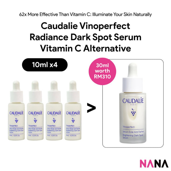 Caudalie Vinoperfect Radiance Dark Spot Serum Vitamin C Alternative Sample Pack (10ml x 4/2) - NANA MALL